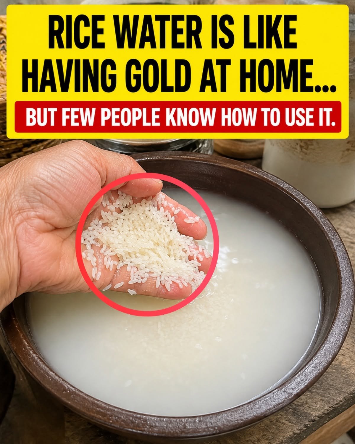 Rice Water Triggers the Skin, Hair, and Gut Reset Most People Miss