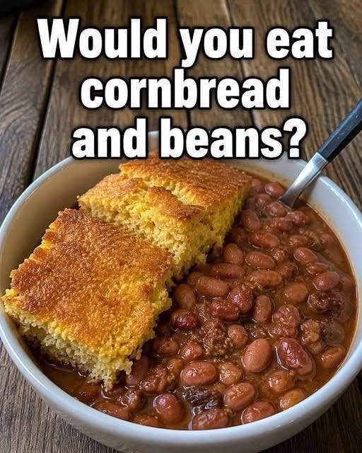 Crockpot Pinto Beans with Cornbread