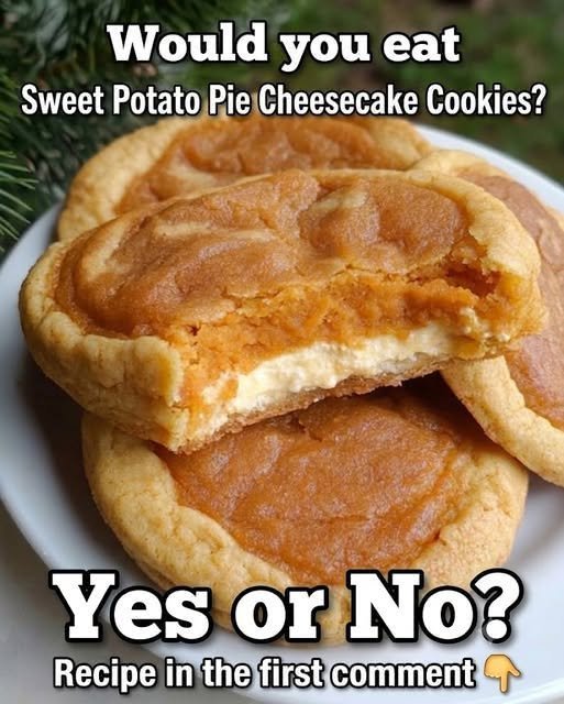 SWEET POTATO PIE CHEESECAKE COOKIES