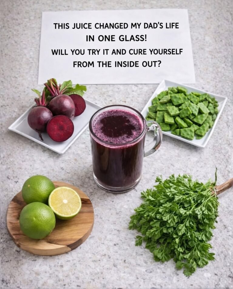 Beetroot, Nopal, Lemon and Celery Juice: A Nutrient-Rich Drink for Daily Energy