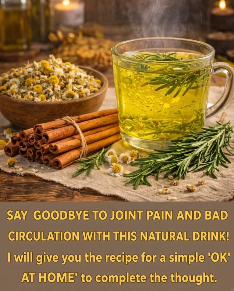 Chamomile, Rosemary, and Cinnamon Tea: A Natural Infusion for Joint Comfort and Circulation