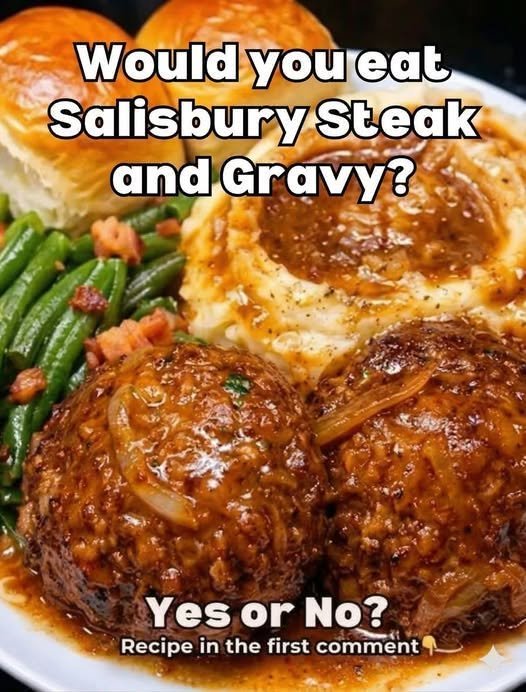 Hamburger Steaks with Onion Gravy