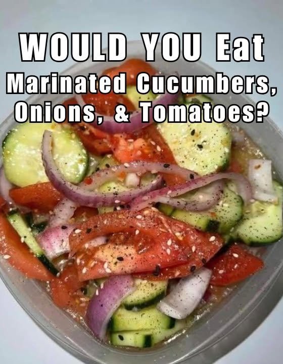 Marinated Cucumbers, Onions, and Tomatoes
