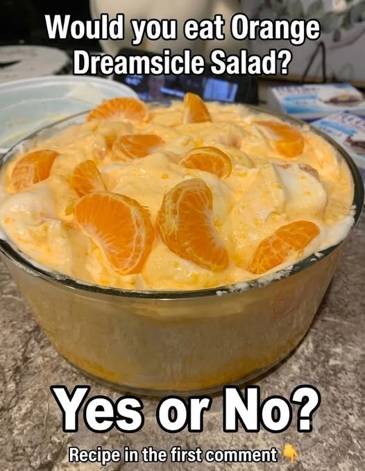 Orange Dreamsicle Salad With Creamy