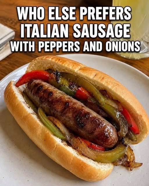 ITALIAN SAUSAGE WITH PEPPERS AND ONIONS OVER GARLIC MASHED POTATOES