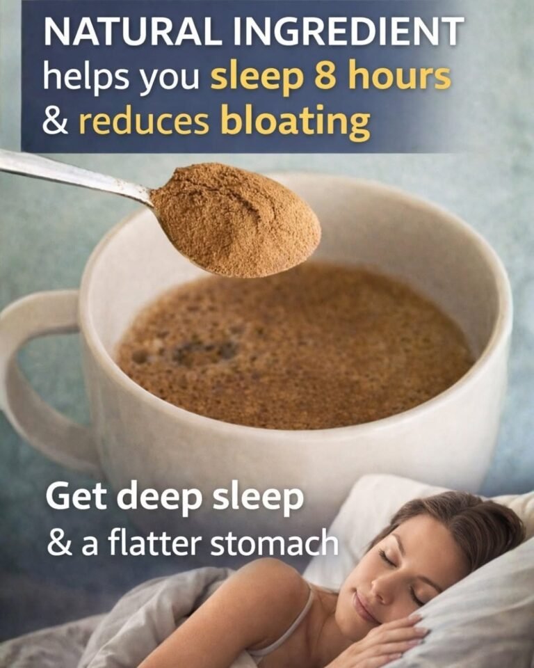 The Natural Ingredient That Helps You Sleep 8 Hours Straight and Reduce Bloating