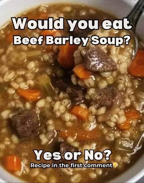 Beef Barley Soup Crock Pot Recipe