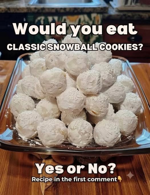 Buttery Pecan Snowball Cookies