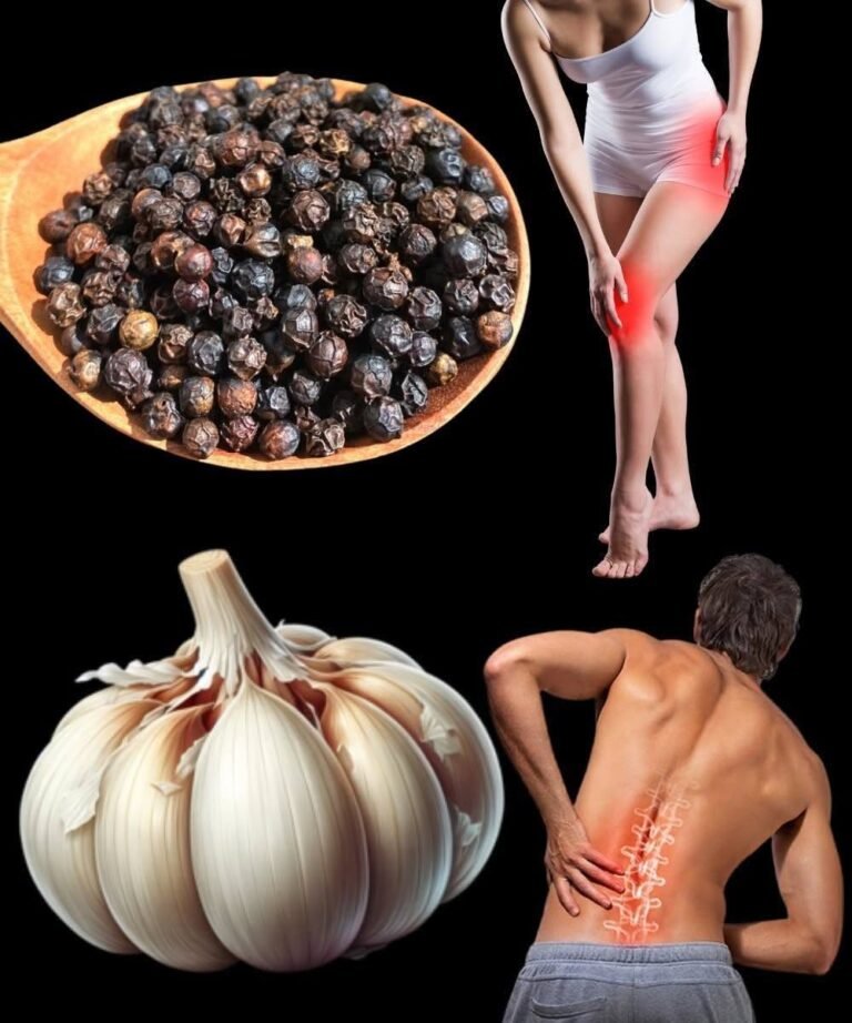 The Healing Power of Garlic and Black Pepper for Leg Pain, Rheumatism, Varicose Veins, and Arthritis