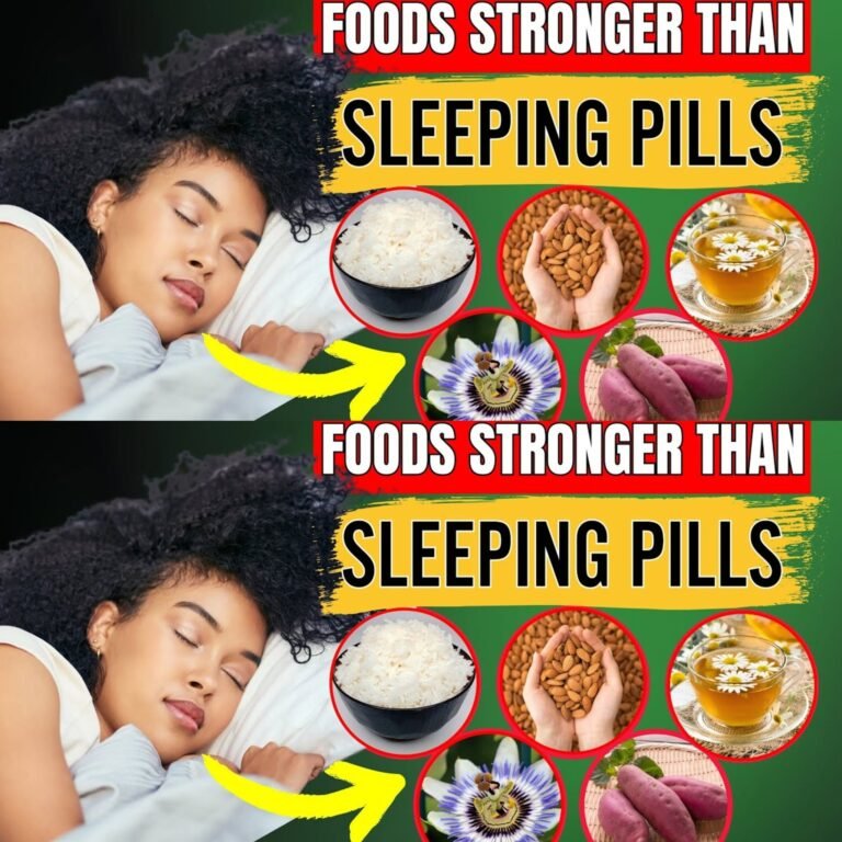 These FOODS Are Stronger Than SLEEPING PILLS!  Eat This Before Bed for a Deep Sleep