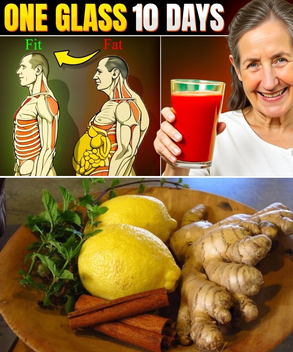 SENIORS: Just 1 Glass Every Morning MELTS Belly Fat in 10 Days – Simple Morning Drink Recipe