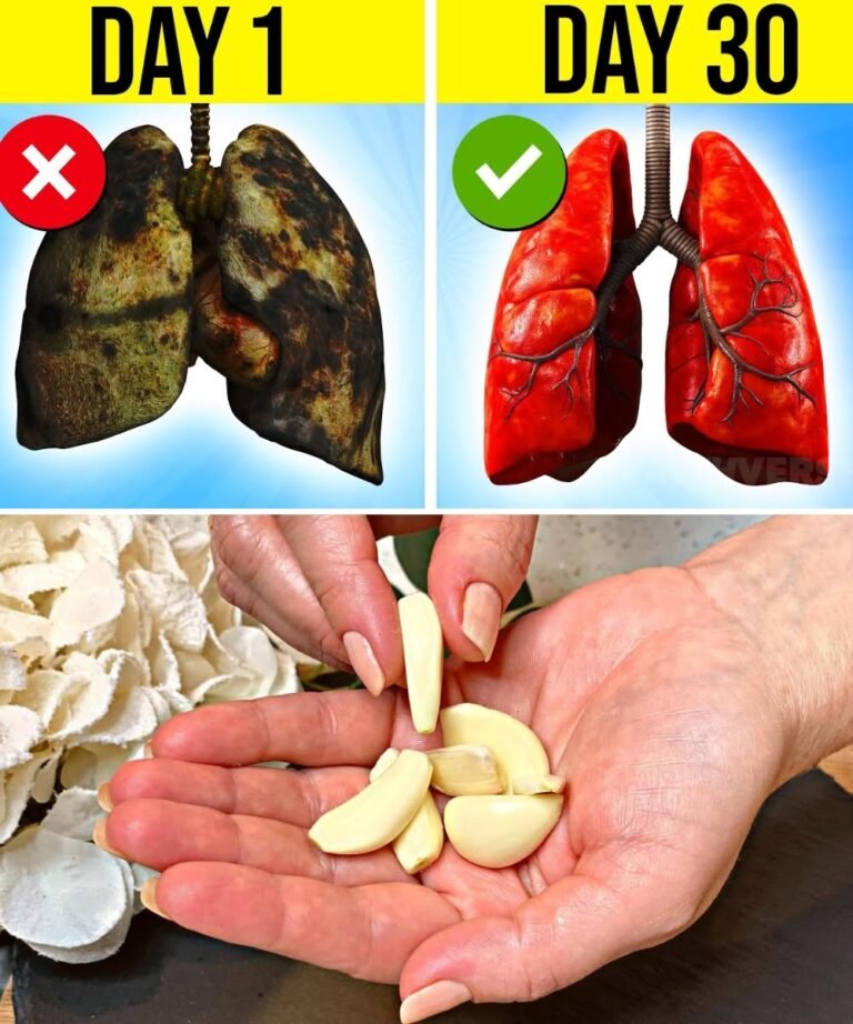 🌬️ Struggling with a Stubborn Cough or Chest Congestion? Try This 3-Day Garlic Remedy