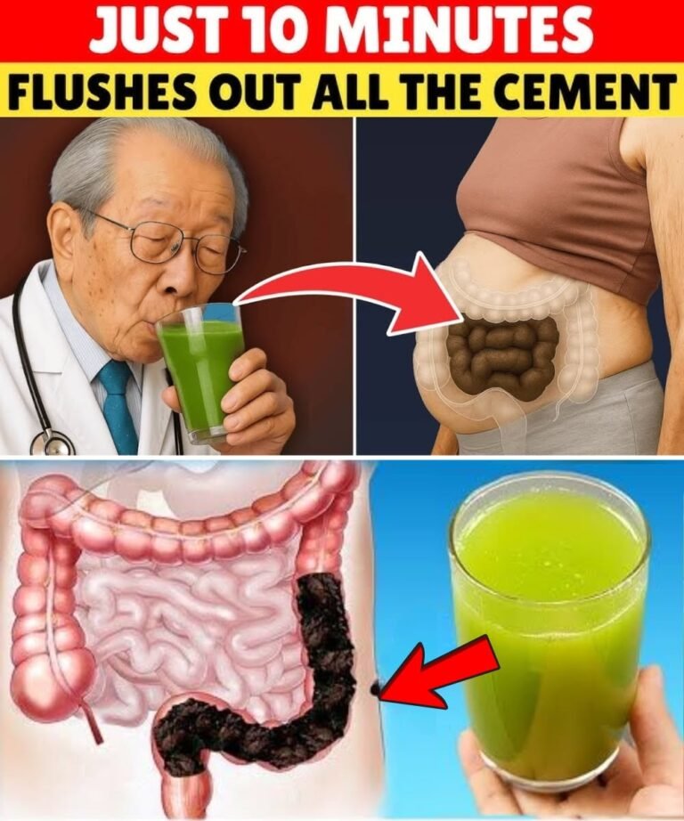 Drink Just 1 Glass and CLEANSE Your Entire Colon in 10 Minutes!