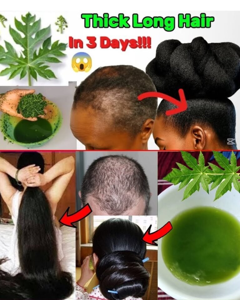 🌿 Embrace Papaya Leaves for Youthful Hair: A Natural Remedy for White Hair and More