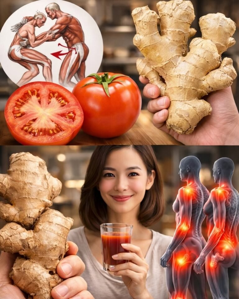 ⚡ Natural Energy Booster: Ginger and Tomato for All-Day Vitality