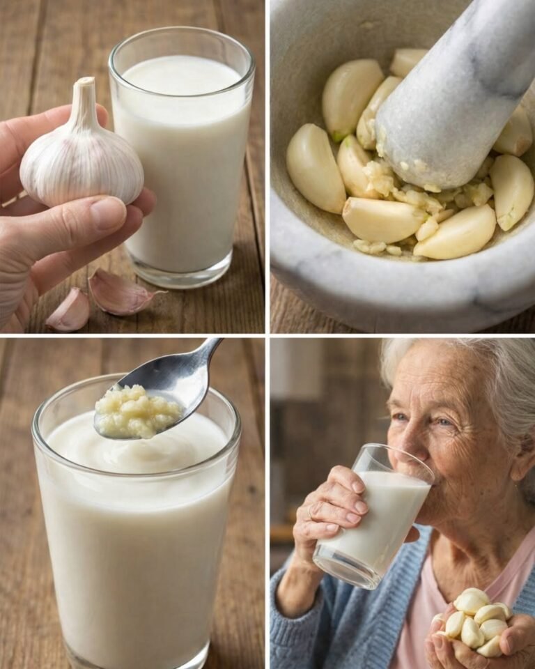Mix garlic with milk and you will thank me