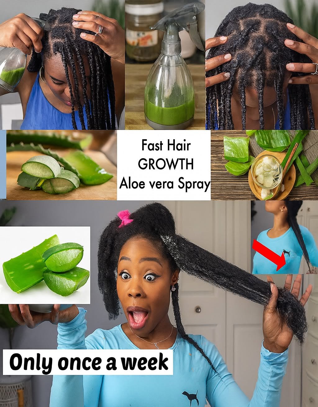  I Used Aloe Vera in My Hair for 7 Days and This Is What Happened