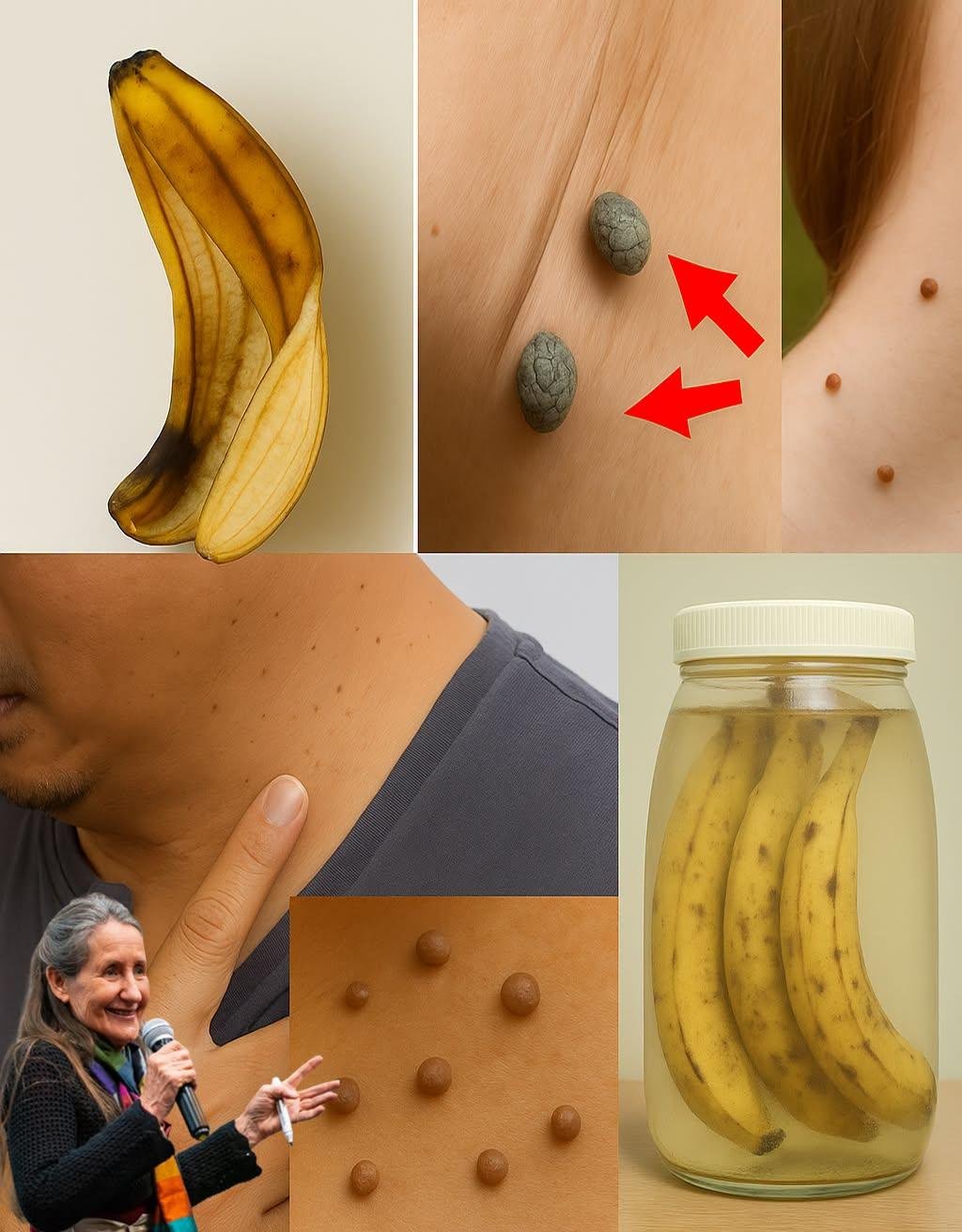  The Surprising Secret to Flawless Skin: How Banana Peels Can Naturally Erase Facial Skin Tags