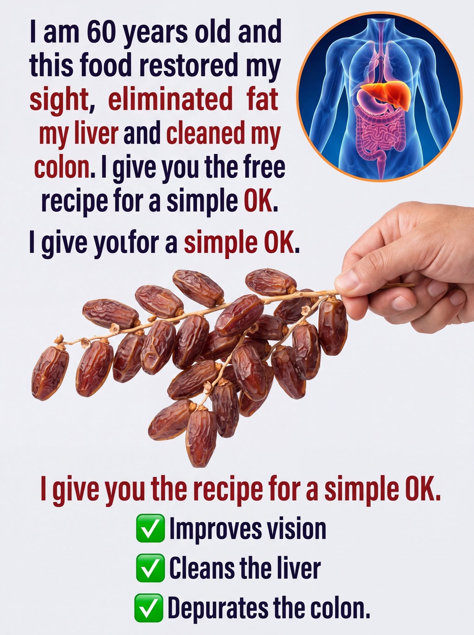 Dates: a nutritious food for the colon, liver, and eye health