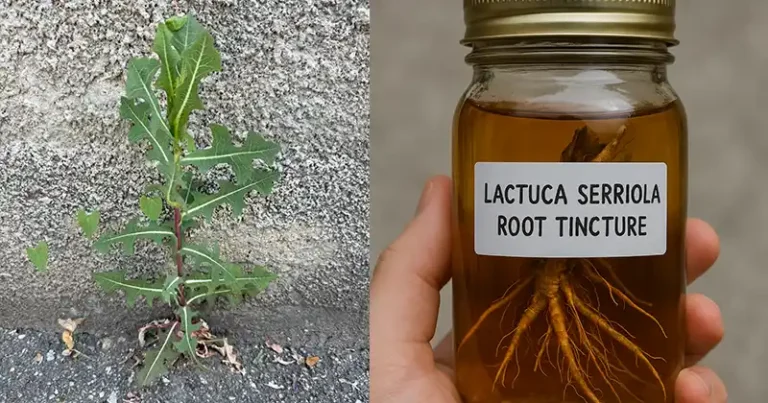 The Hidden Power of Lactuca serriola Root (Prickly Lettuce Root)