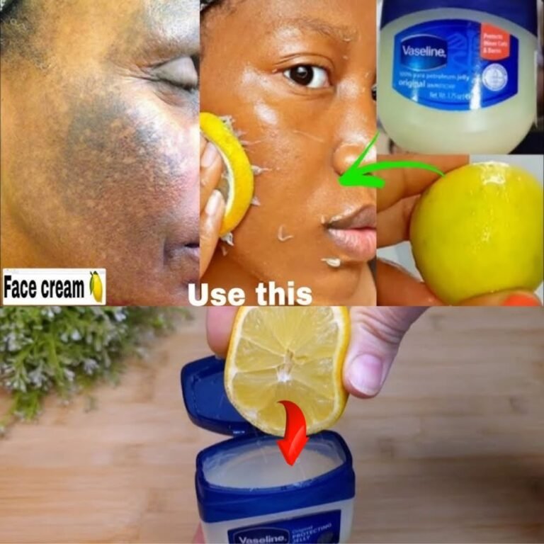 The Glowing Skin Secret: How Vaseline and Lemon Transform Your Complexion