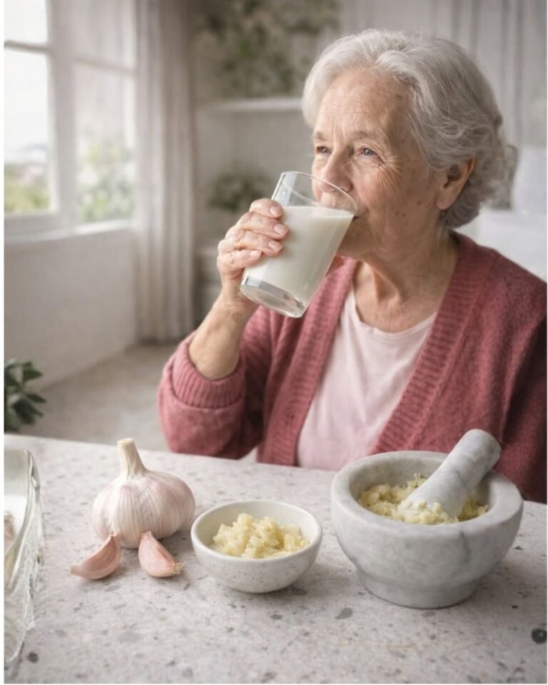 Mix garlic with milk and you will thank me