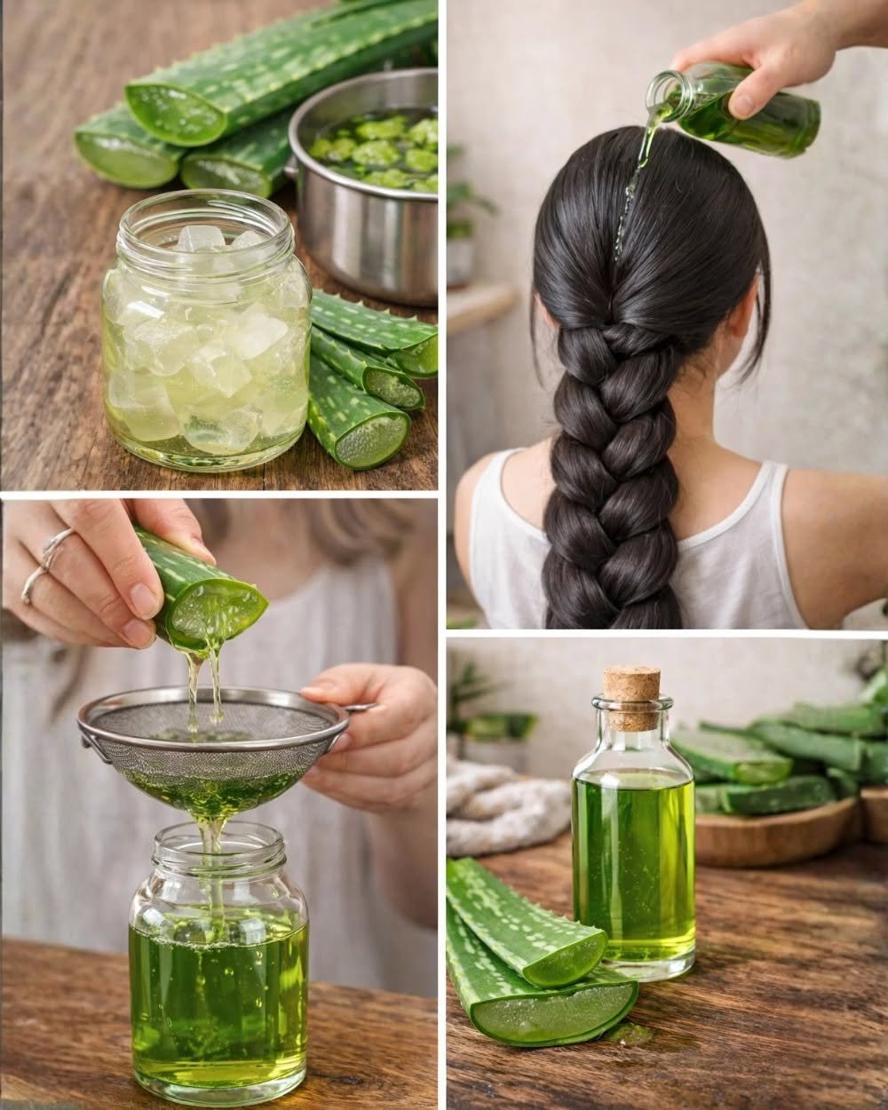 How to Make Aloe Vera Oil for Healthier, Stronger-Looking Hair