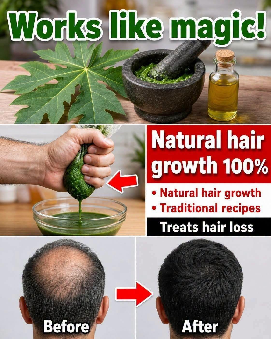 Papaya Leaves for Hair Growth: Benefits, DIY Hair Mask, and What Research Really Says