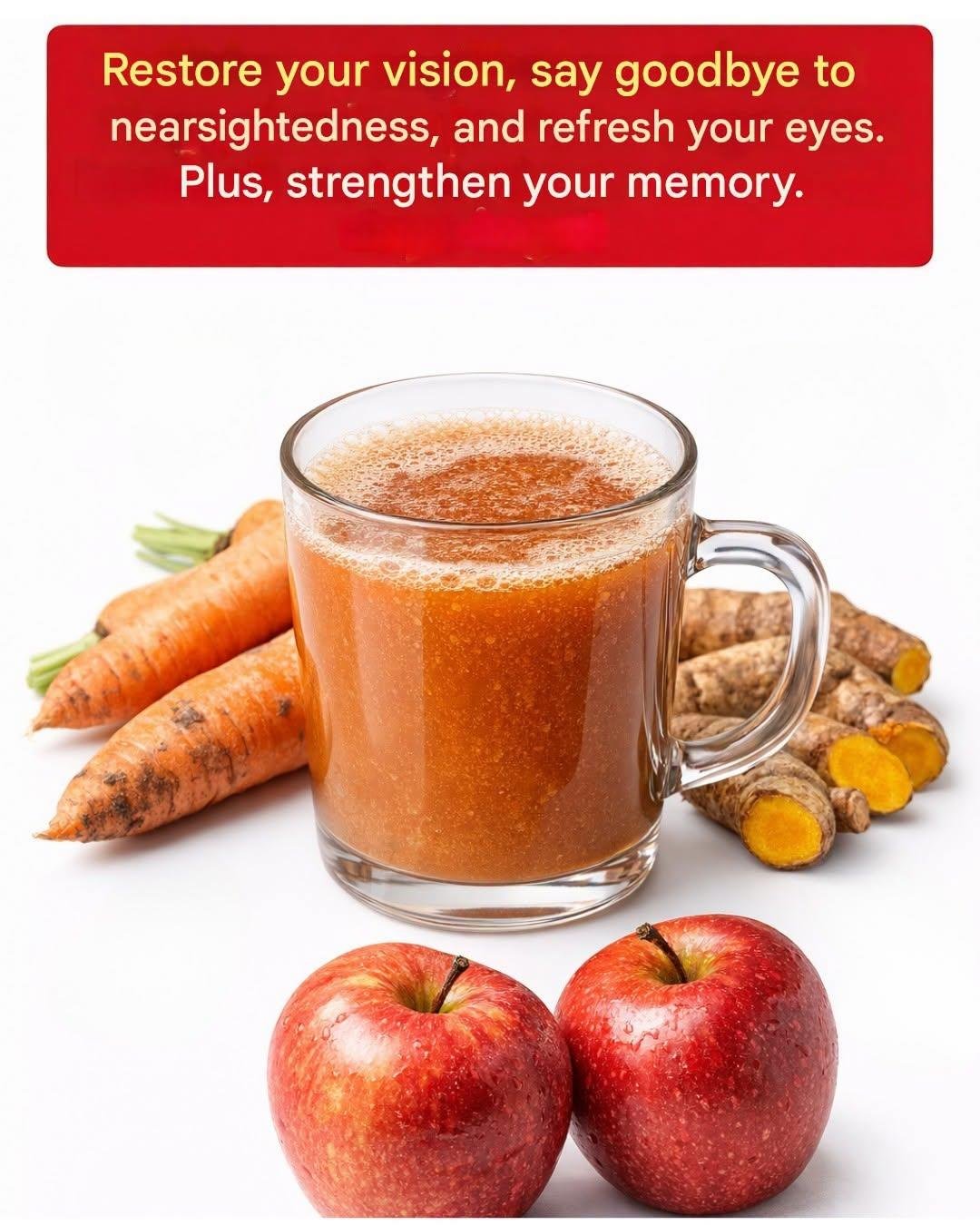 Support Clear Vision Naturally: A Gentle Daily Juice for Eye Comfort and Mental Focus