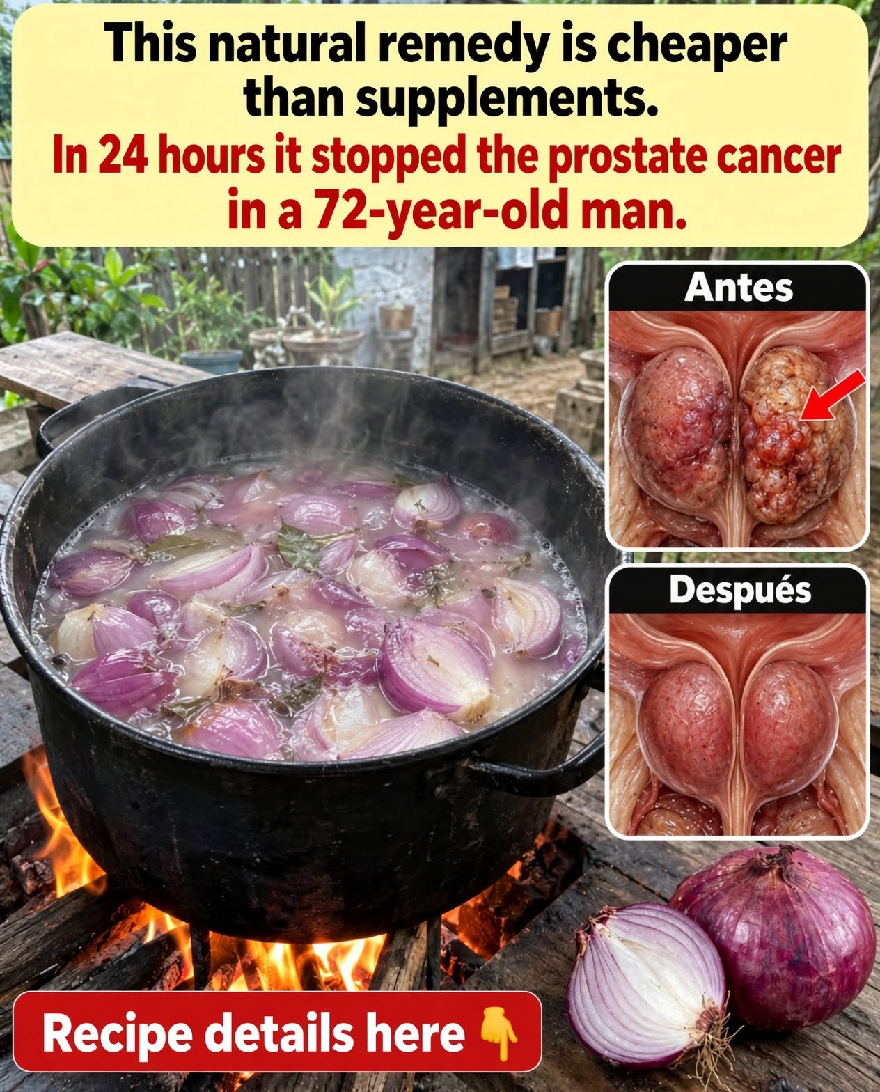Can onions stop prostate cancer in 24 hours?