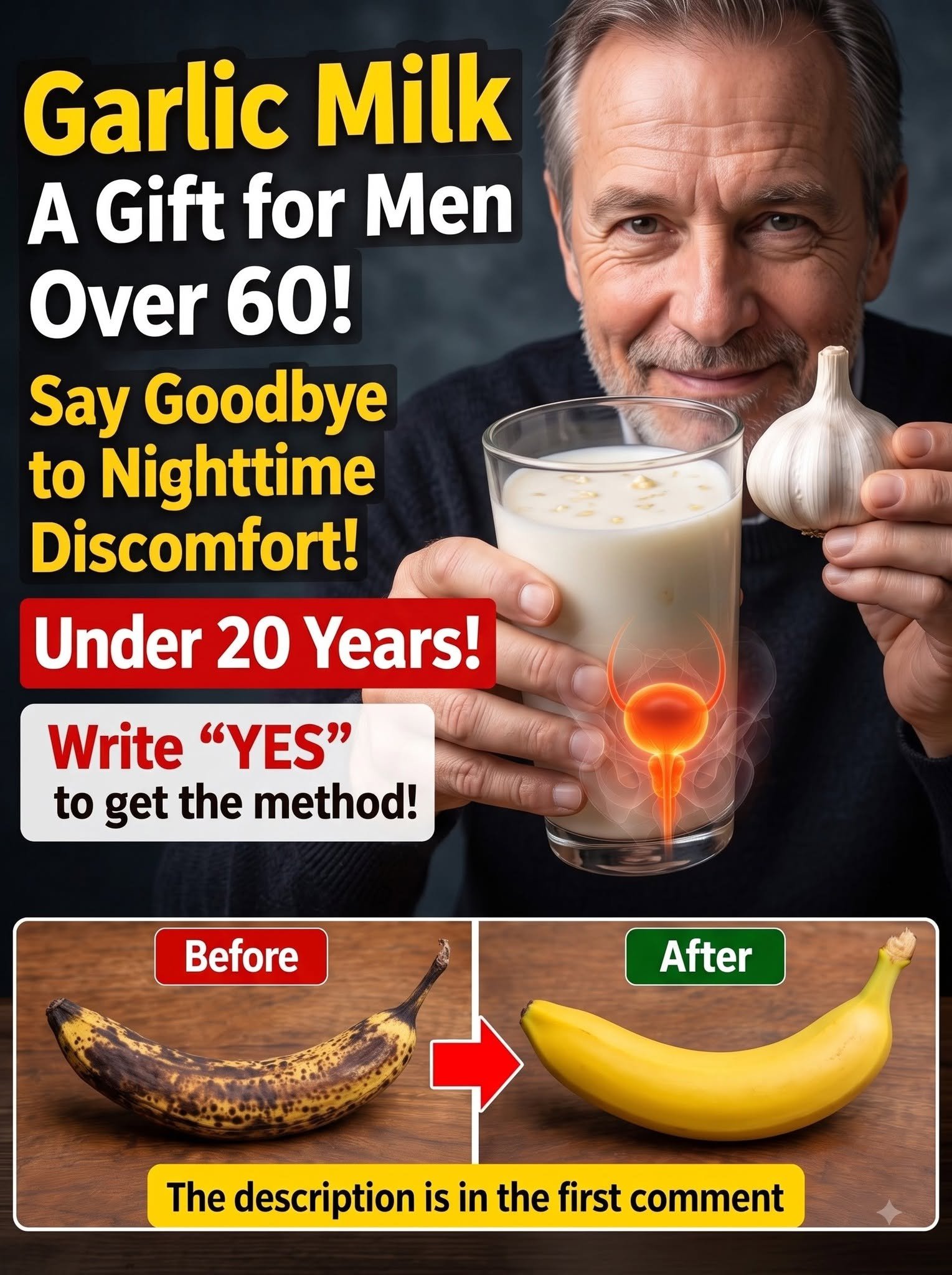 Garlic Milk After 60: A Simple Evening Drink and What It May Offer