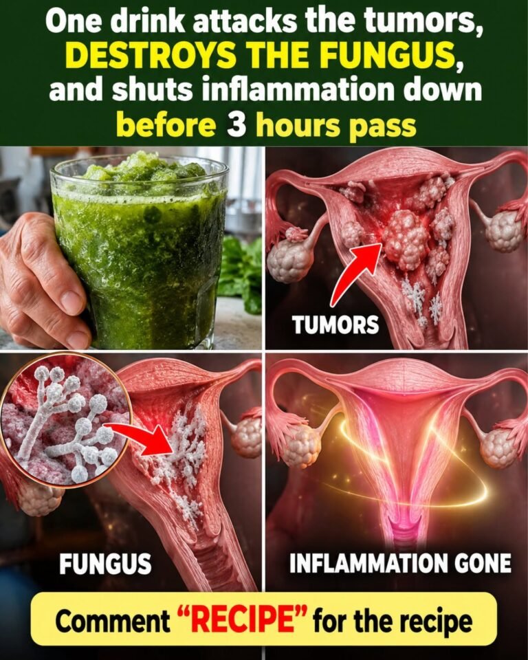 This Green Drink Triggers a Tumor-Hostile, Fungus-Killing Body Sweep