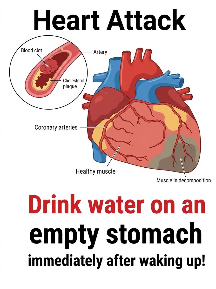 Why Drinking Water on an Empty Stomach Right After Waking Up Could Be a Heart-Smart Habit