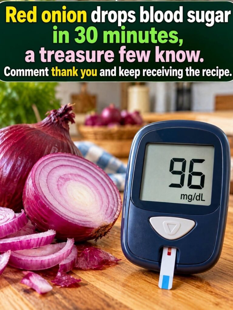 Red Onion Drops Blood Sugar in 30 Minutes? The Metabolic Reset Examined