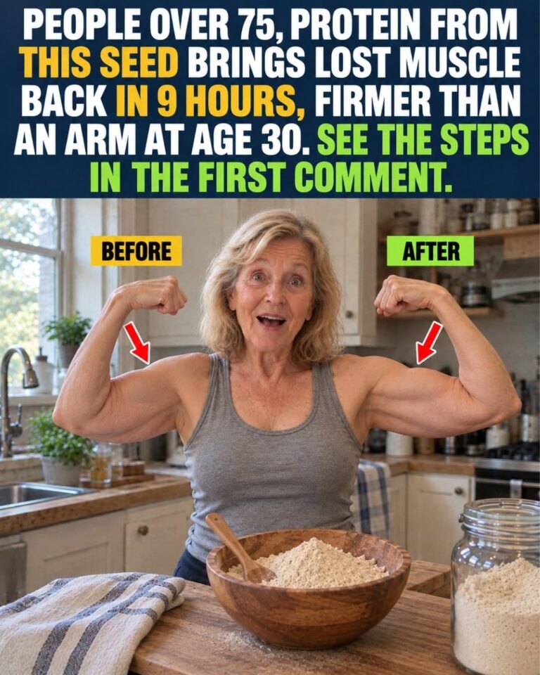 Severe Muscle Weakness After 75 Starts Reversing When This Seed Protein Enters Breakfast