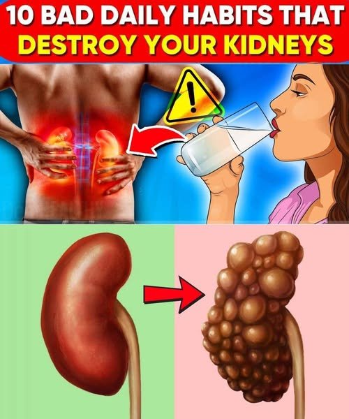 10 Harmful Daily Habits That Are Destroying Your Kidneys