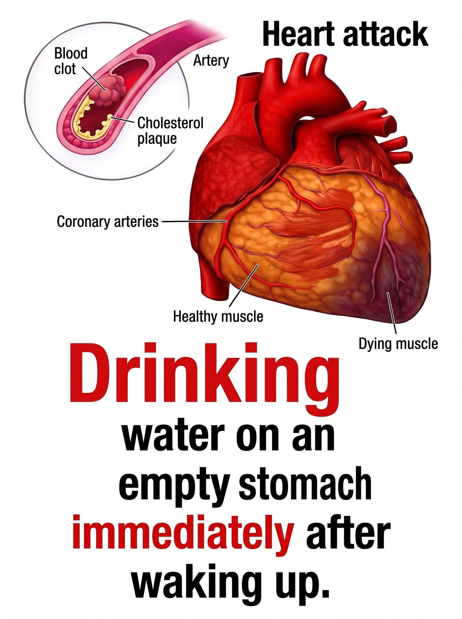 For this reason, it is beneficial to drink water on an empty stomach.