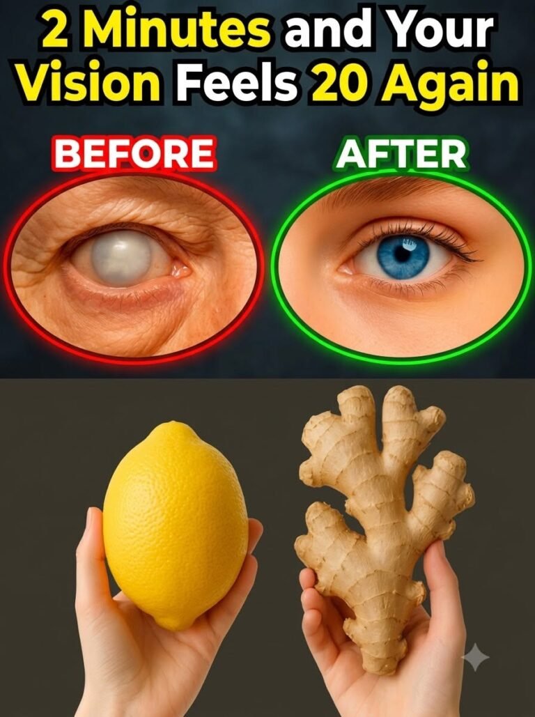 2 Minutes and Your Vision Feels 20 Again? The Truth About Ginger and Lemon for Eye Health