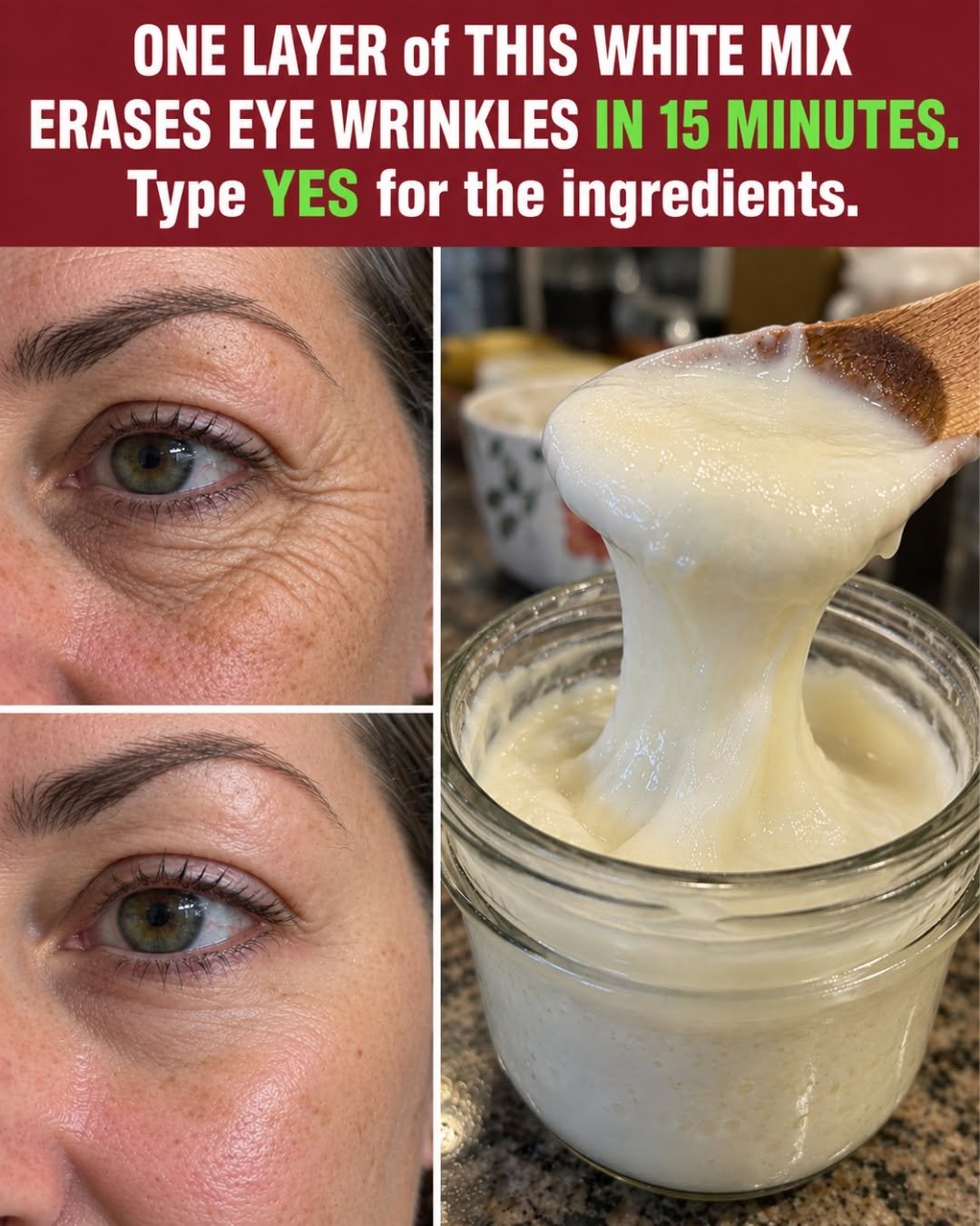 Eye Wrinkles Look Softer Fast With This Gentle White Blend