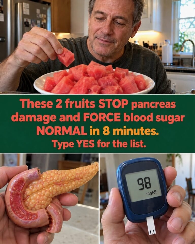 Every sugar spike ENDS as these 2 fruits FORCE the pancreas BACK to normal