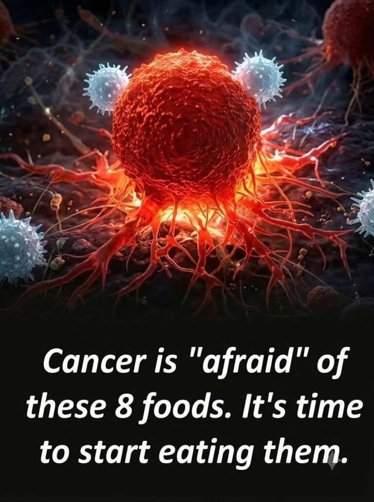 Cancer is “afraid” of these 8 foods.!!