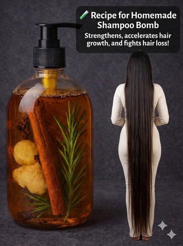 DIY Hair Growth Shampoo: A Homemade Recipe with Cloves, Ginger, Rosemary, and Cinnamon