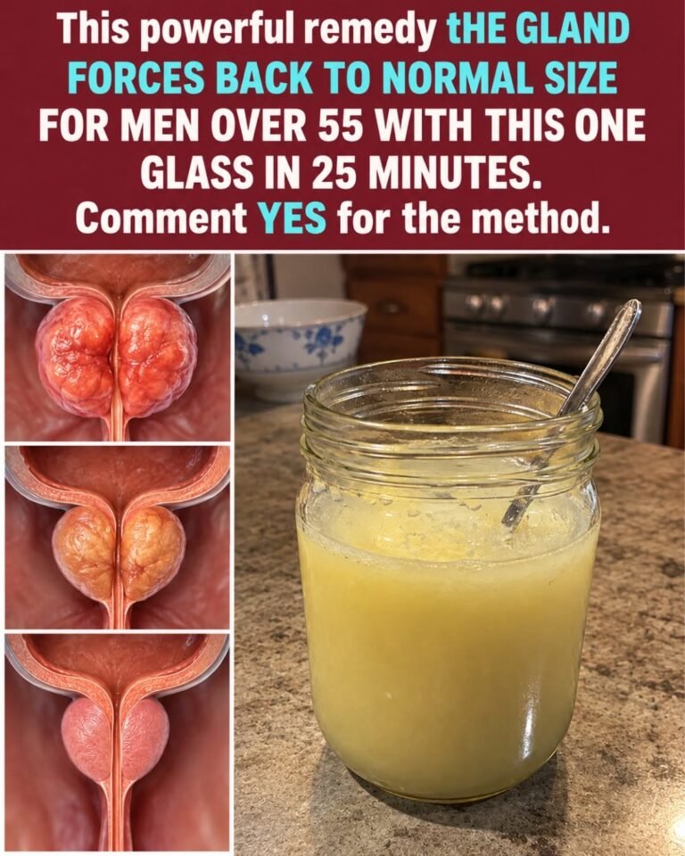 Prostate swelling collapses and nighttime trips end right after this pale drink