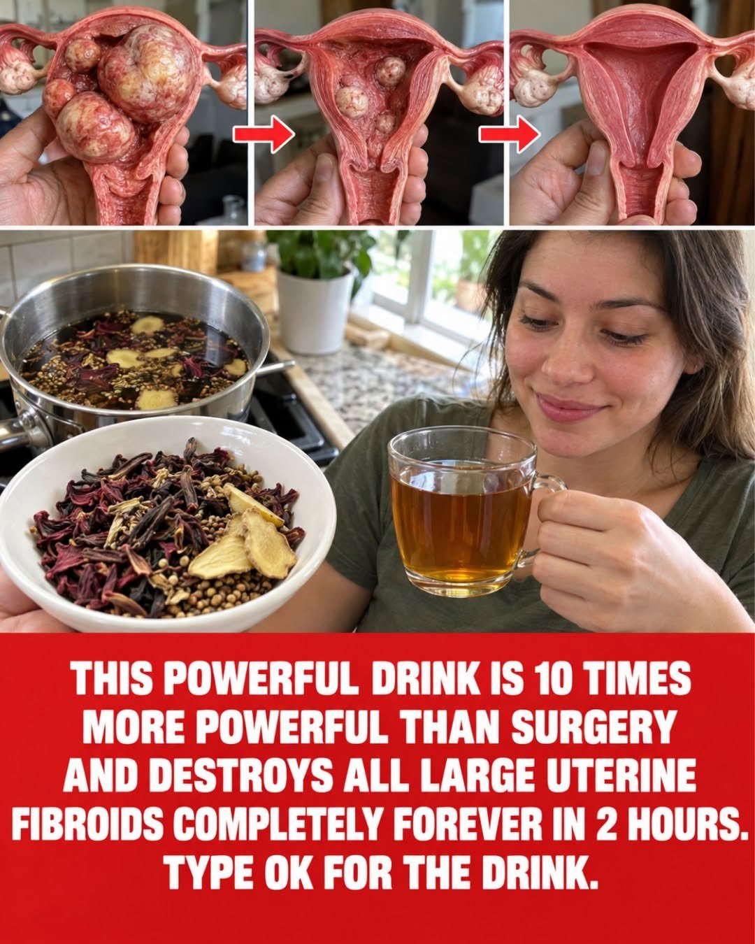This Red Herbal Tea Supports a Healthier Uterus and Eases Heavy-Flow Discomfort