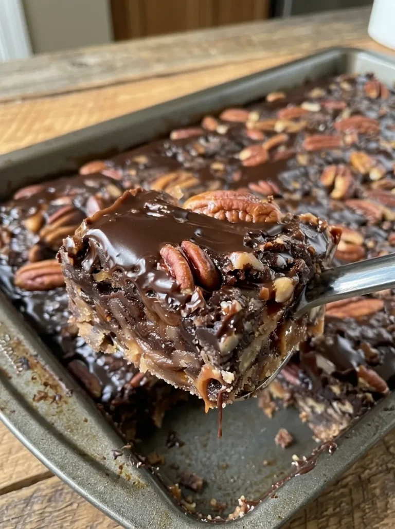 Turtle Pecan Dump Cake